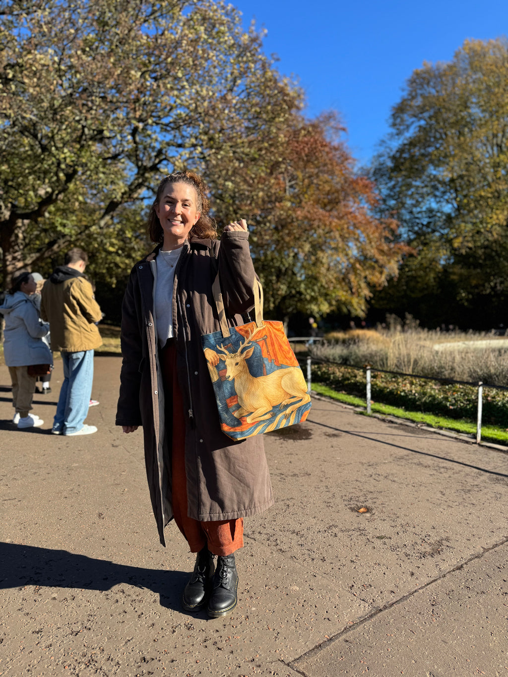 Highland Deer Canvas Tote Bag