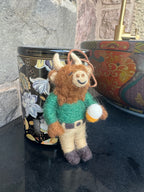 Highland Cow Felt Ornament