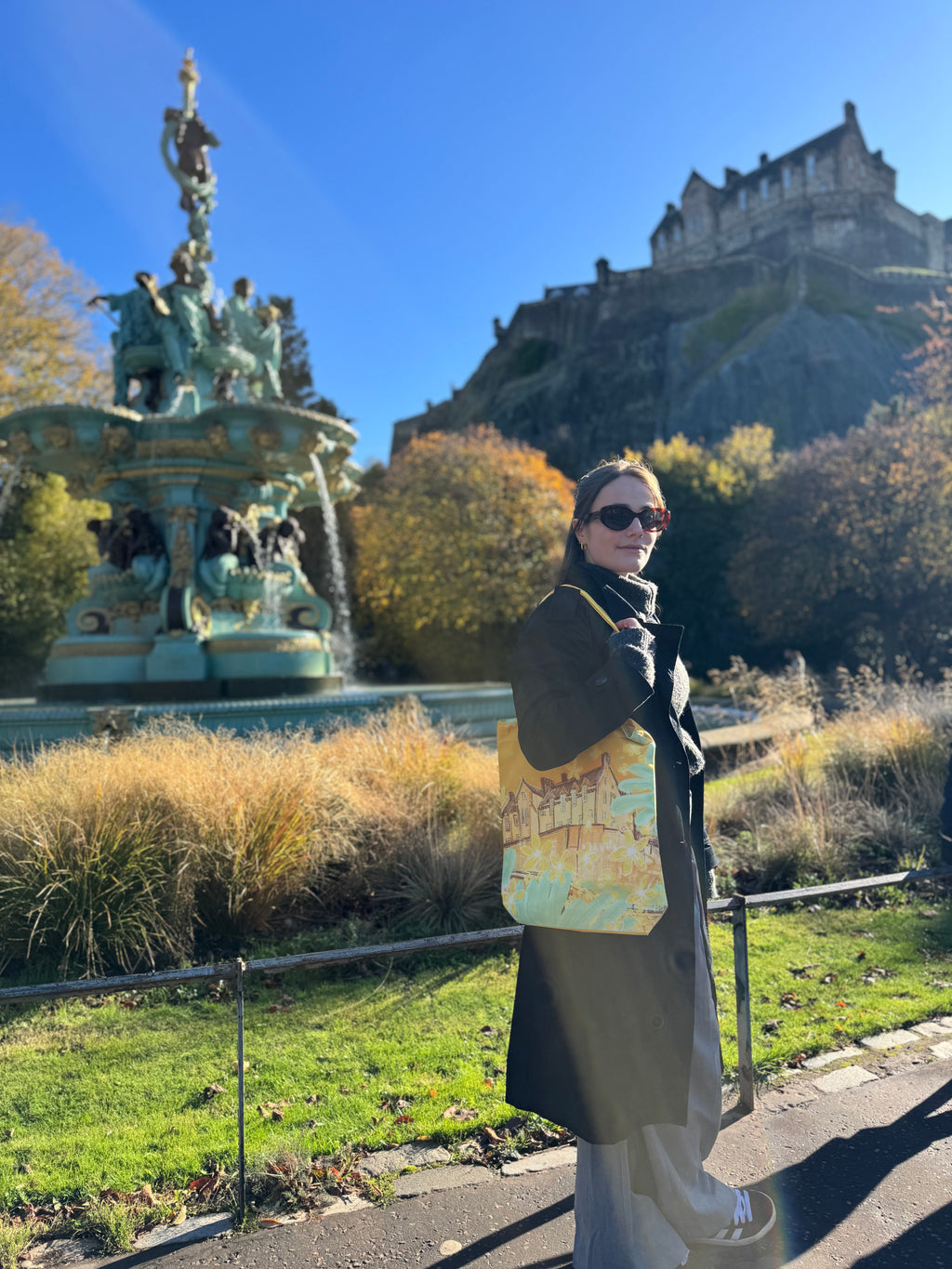 Edinburgh Castle Canvas Tote Bag