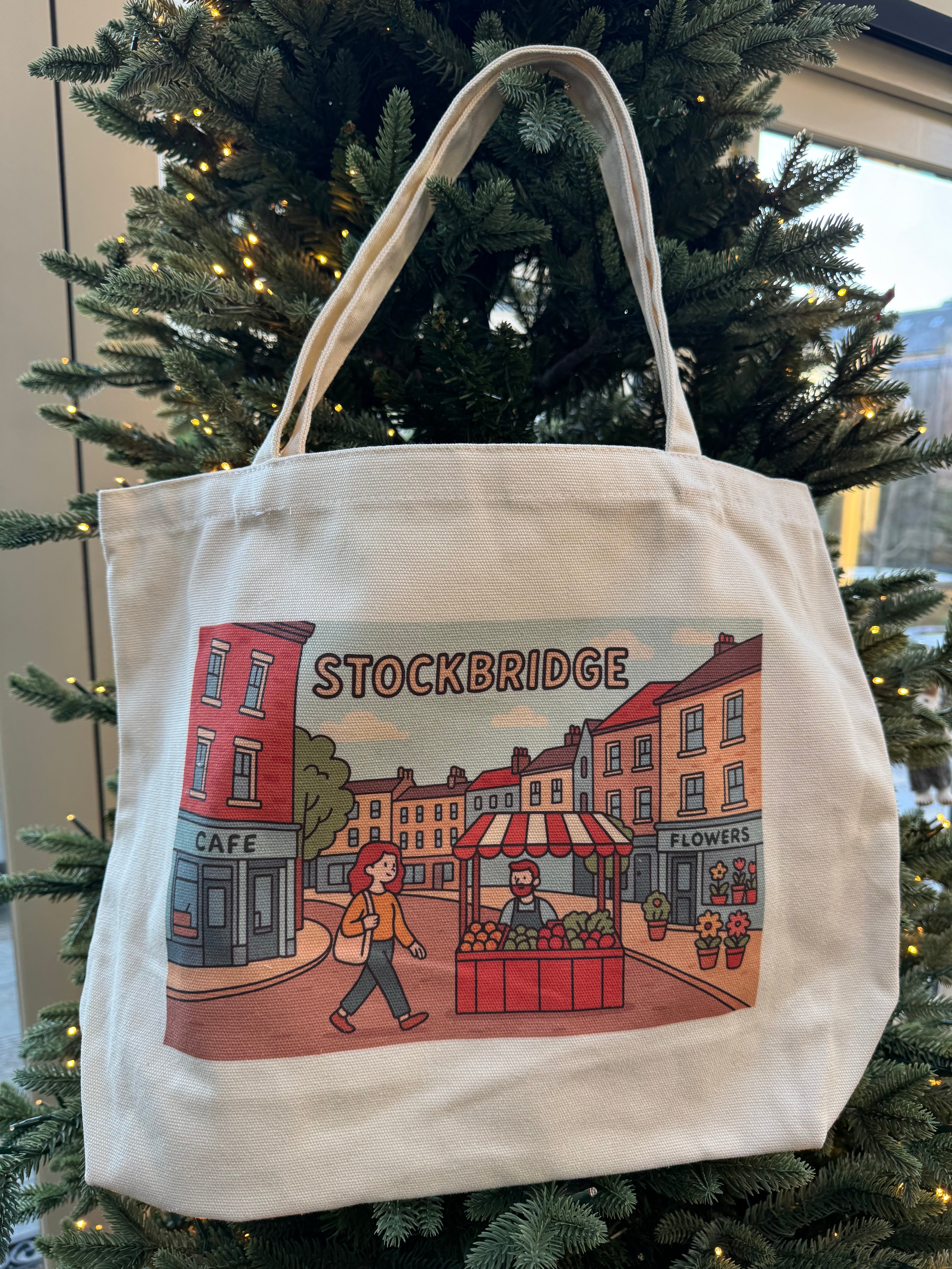 Stockbridge Illustrated Tote Bag
