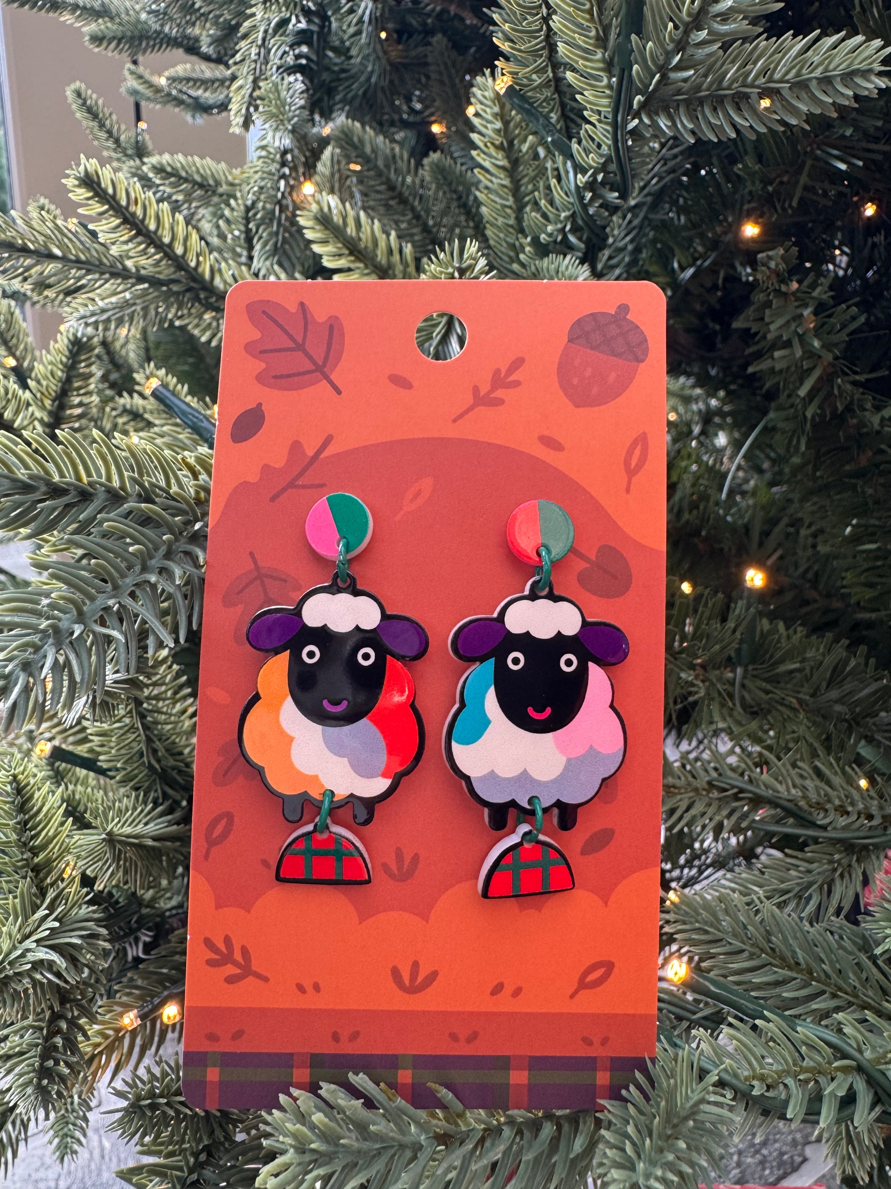 Scottish Blackface Sheep Earrings