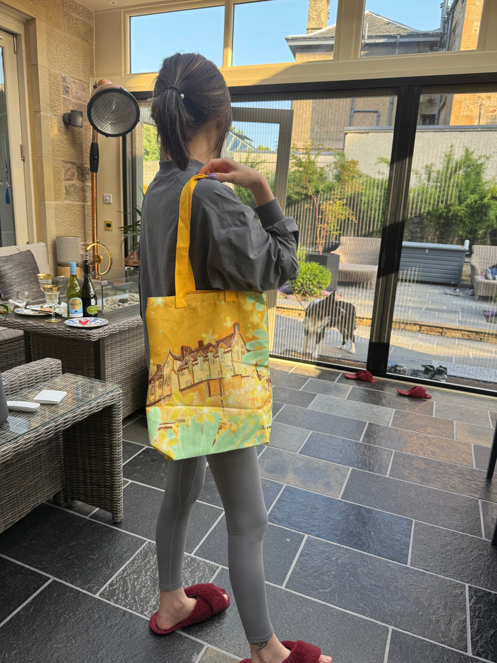 Edinburgh Castle Canvas Tote Bag