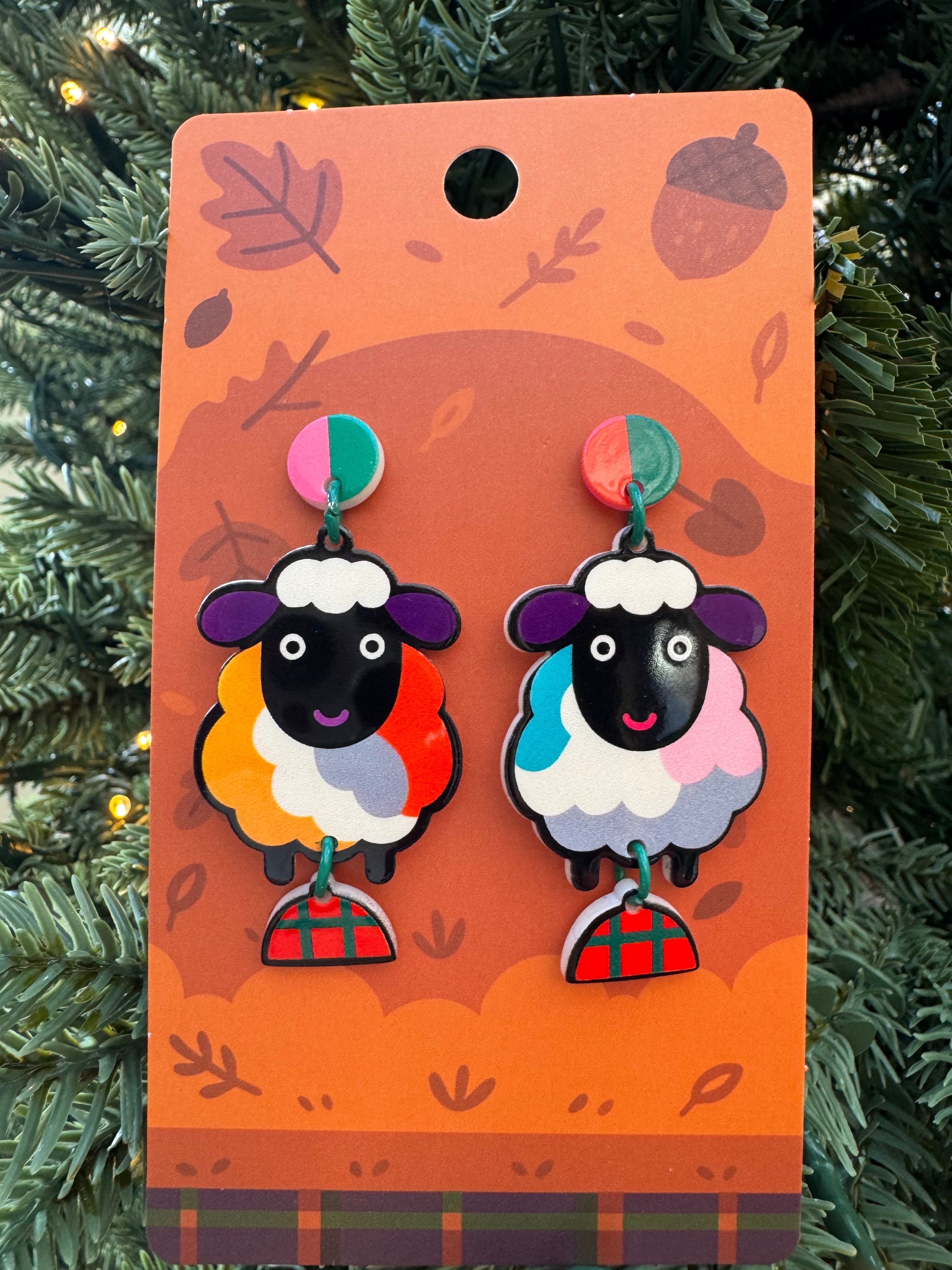 Scottish Blackface Sheep Earrings