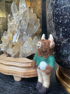 Highland Cow Felt Ornament