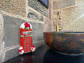 Handmade Wool Felt British Telephone Box Christmas Decoration