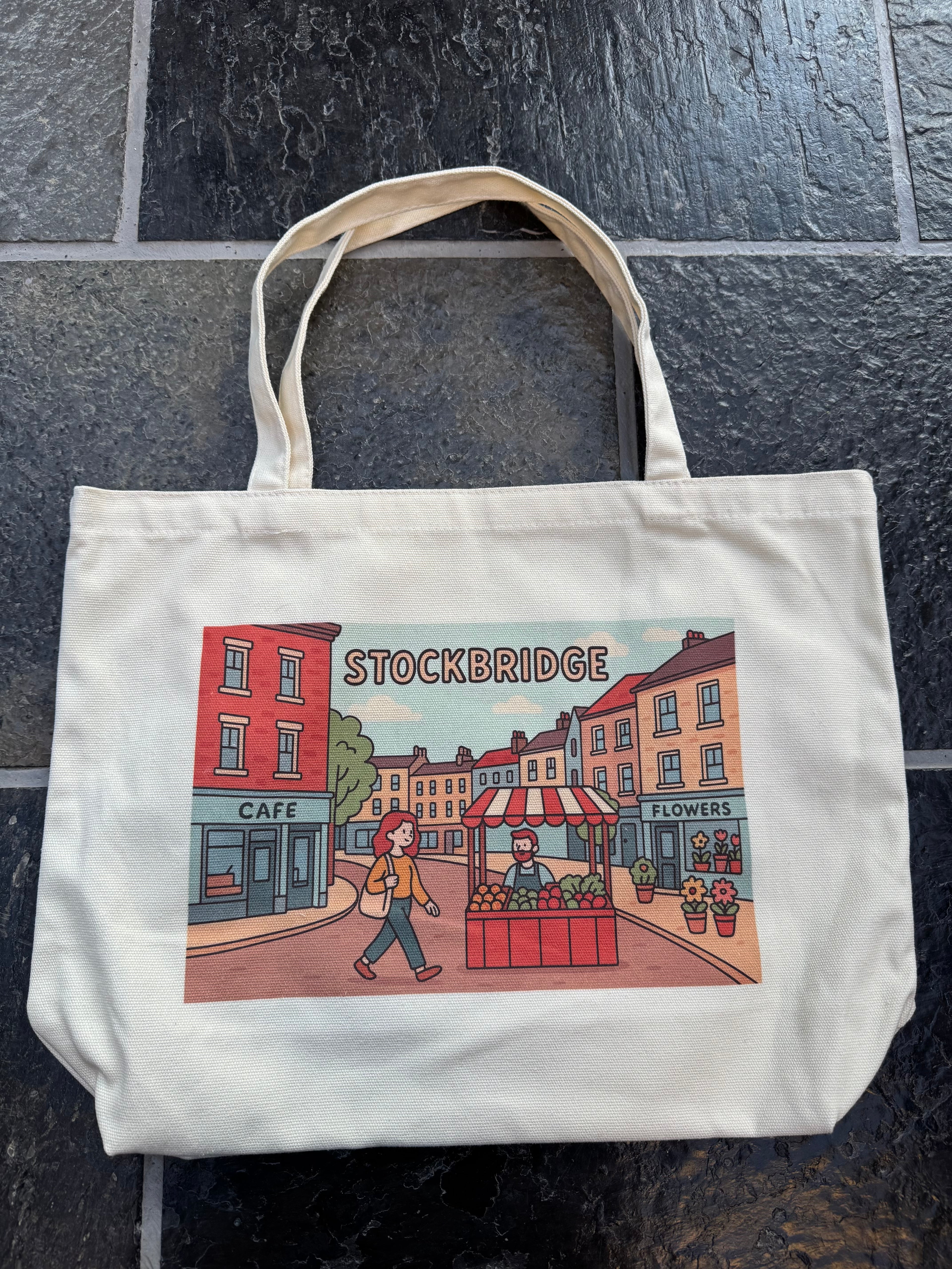 Stockbridge Illustrated Tote Bag