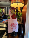 Edinburgh Pink Cotton Tote Bag-Sakura Pink and Red