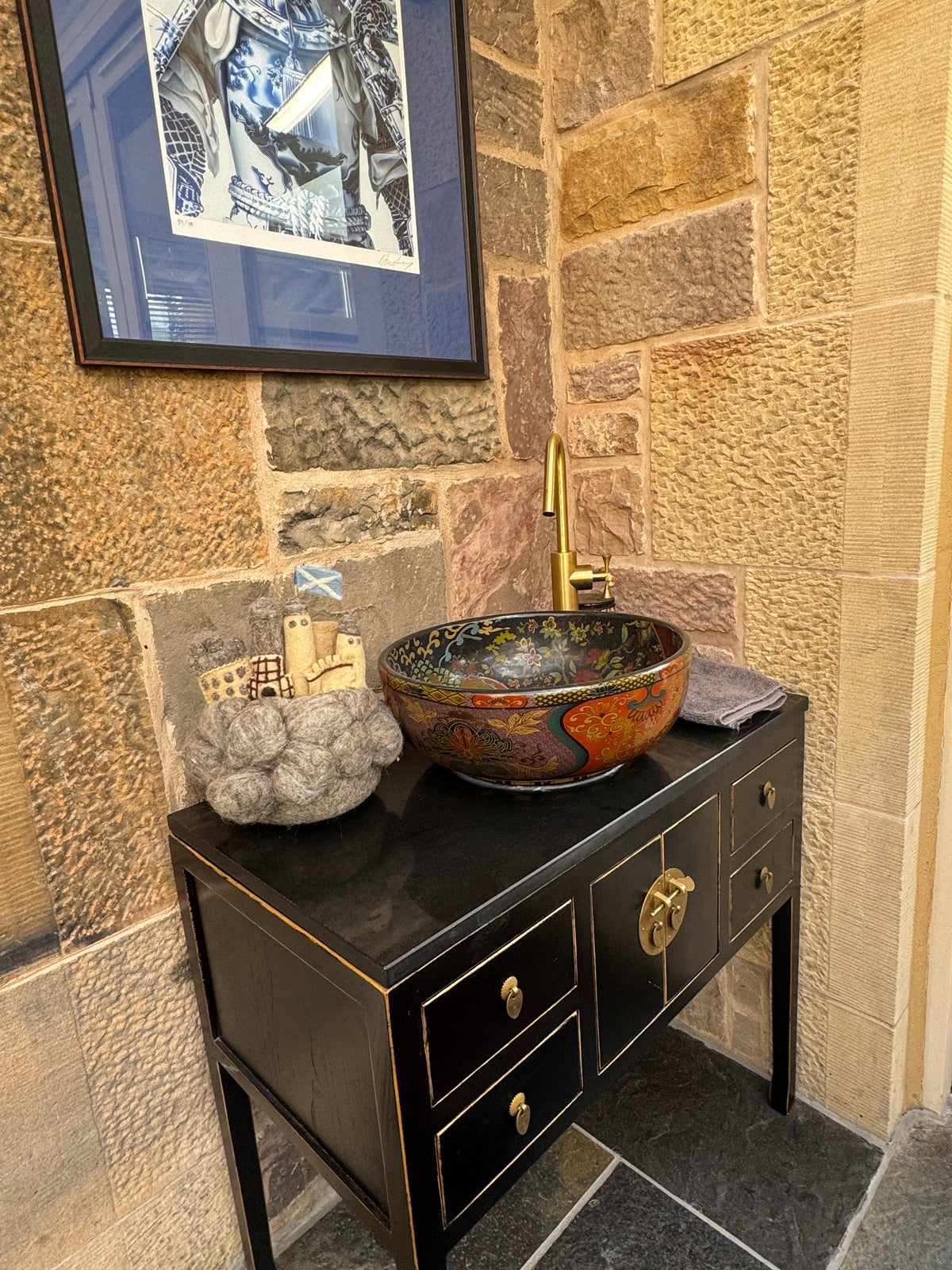 Handmade Wool Felt Edinburgh Castle Decoration