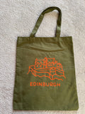 Edinburgh Castle Cotton Canvas Tote Bag