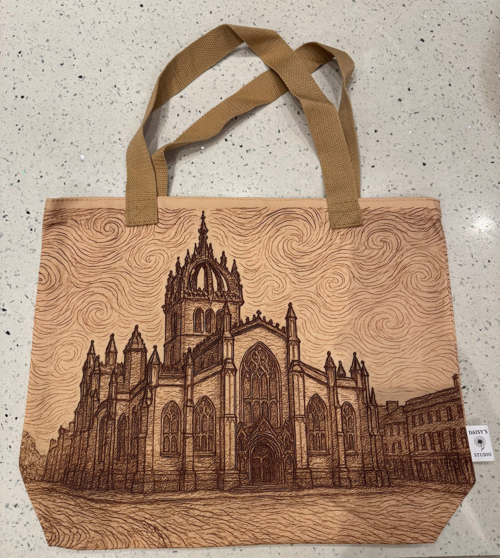 Edinburgh Cathedral Tote Bag