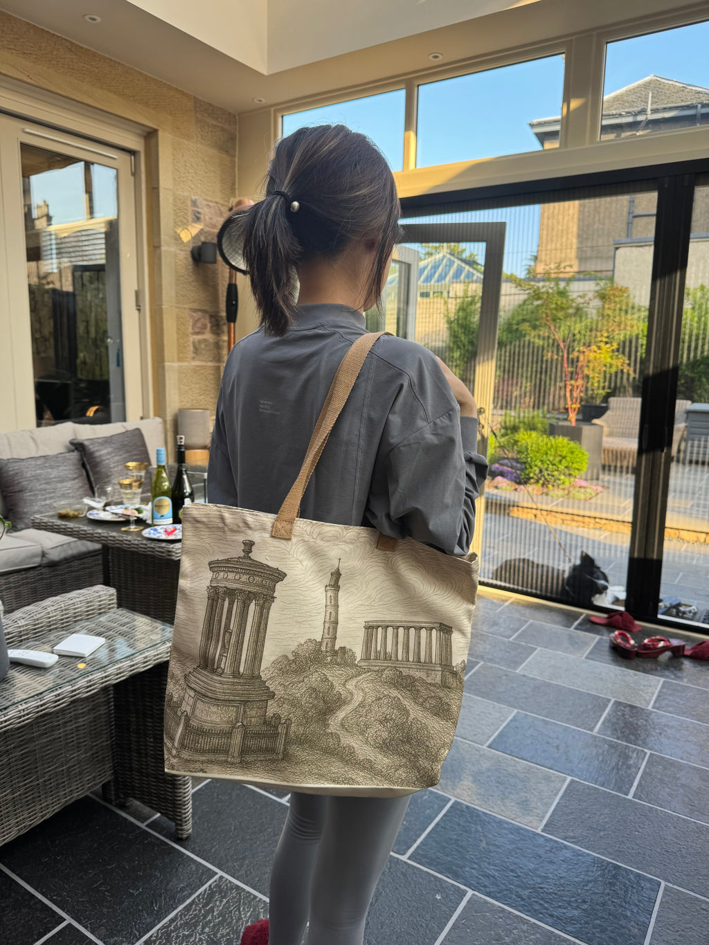Calton Hill Canvas Tote Bag