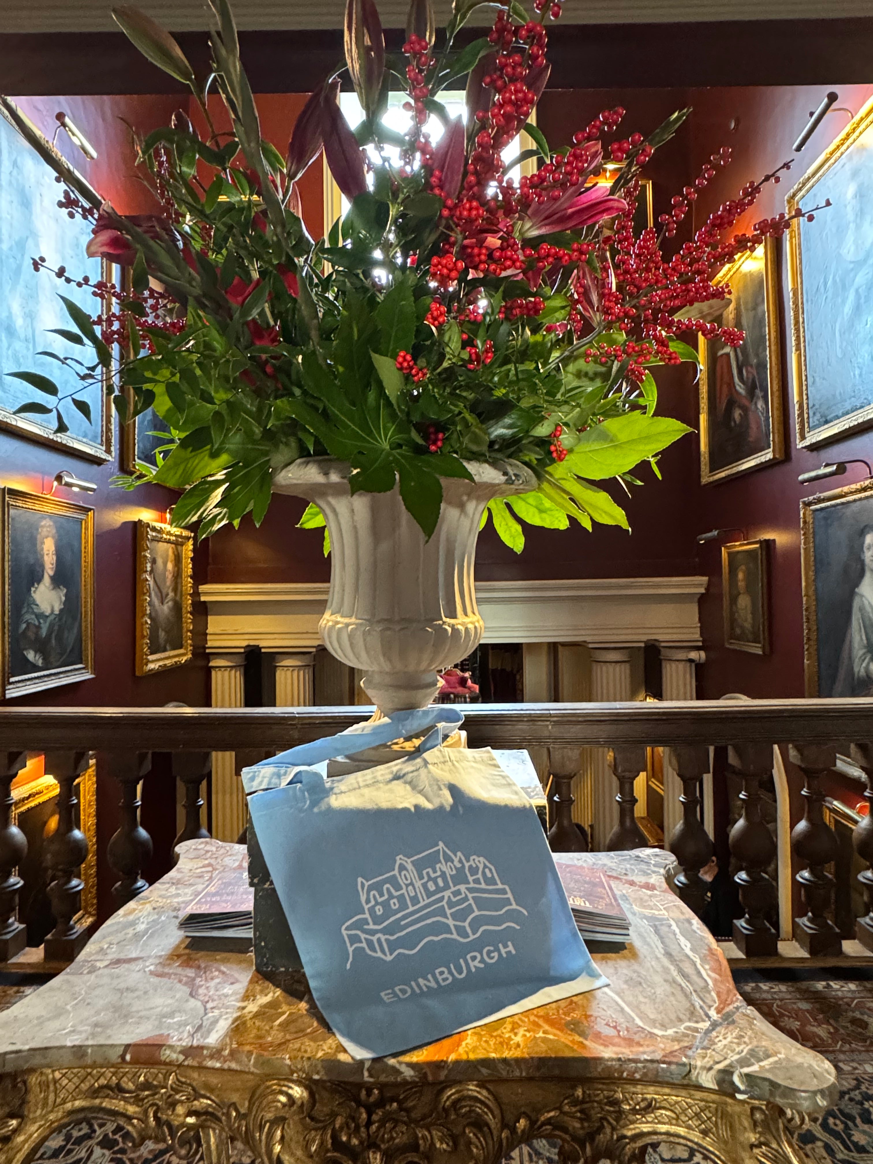 Edinburgh Castle Cotton Tote Bag – Baby Blue